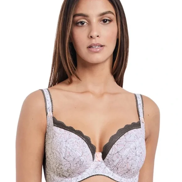 Freya Urban Echo Underwire bra Plunge Balcony 36I (36G UK) - Picture 1 of 8